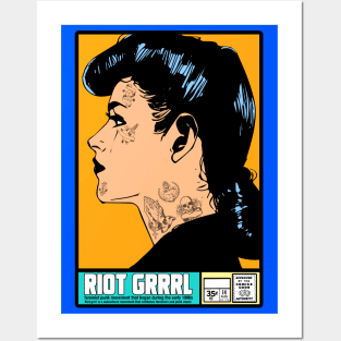 RIOT GRRRL COMIC Posters and Art